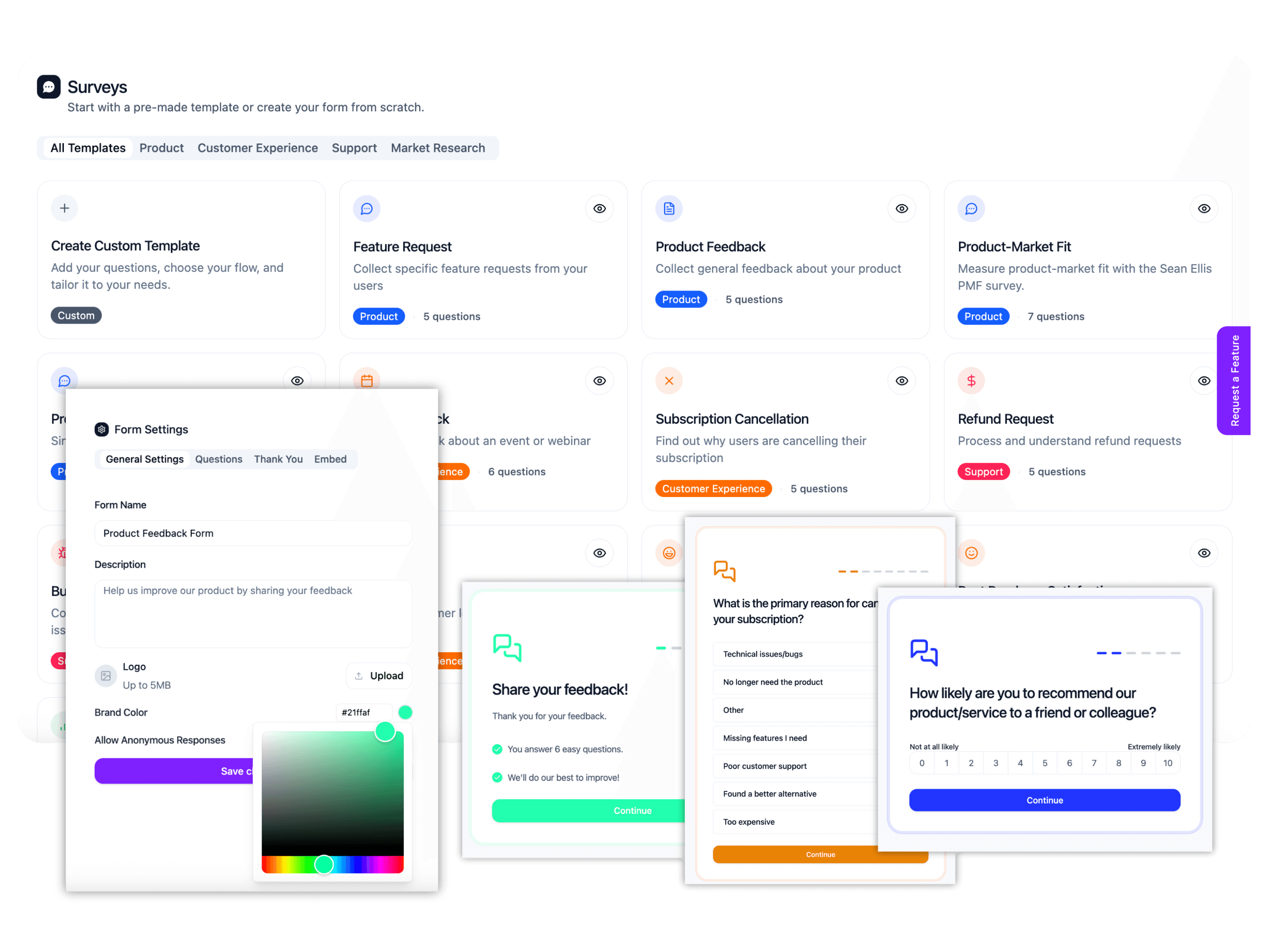 Feedback Forms & Surveys